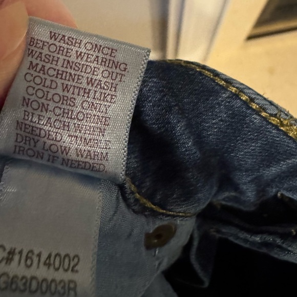 SO juniors skinny jeans, blue, size 3 - Picture 7 of 9